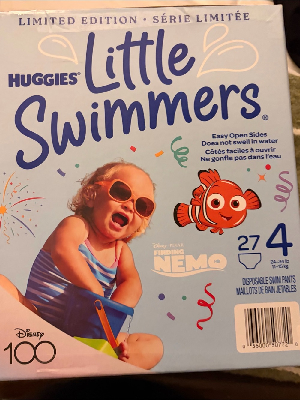 Huggies Little Swimmers Finding Nemo Disposable Swim Trunks - Blue